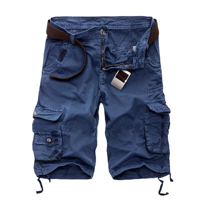 royal blue cargo shorts men