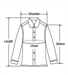 shirt measurement chart