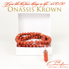 Red Jasper Mala Prayer Beads - Default Title - Mala