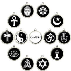 Religious & Spiritual Cabochon Charms - 1 Charm - Charms