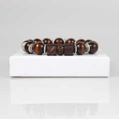Brown Wood Bead Bracelet - 4.5 in - Bracelet