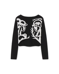 Duality Cashmere Crop - 0 - Tops