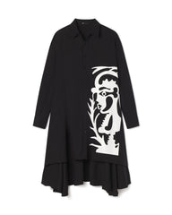 Hi-Lo Button-Up Shirt : Duality - 1 - Tops