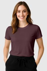 Everyday Bamboo T-Shirt Women - Chestnut - XS / Chestnut -