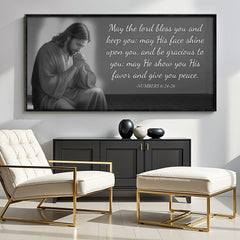 Numbers 6:24-26 - May The Lord Bless You Faith Sign III