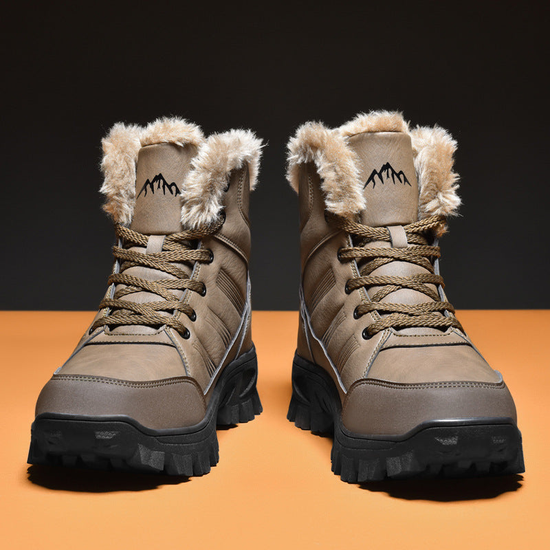 brown mountain boots