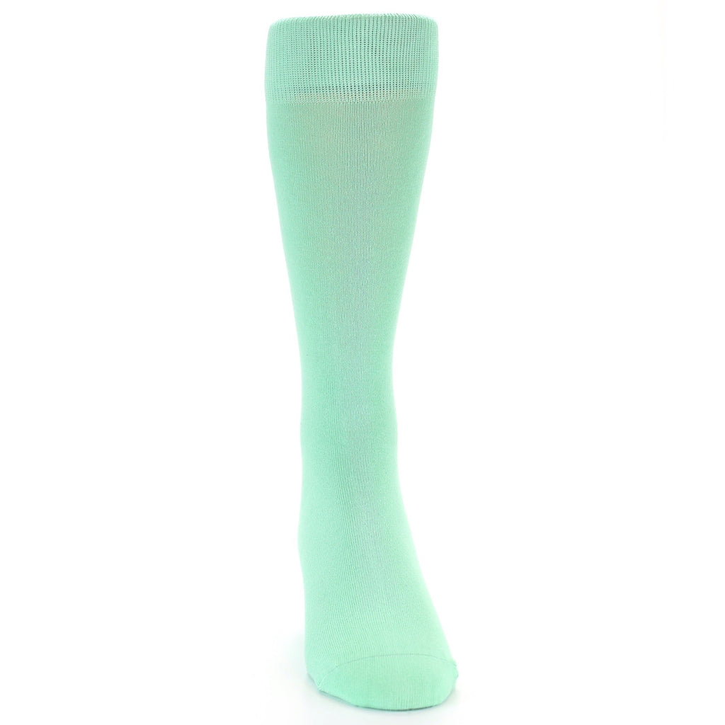 Mint Green Solid Color Men's Dress Socks Mint Green Solid Color Men's Dress Socks