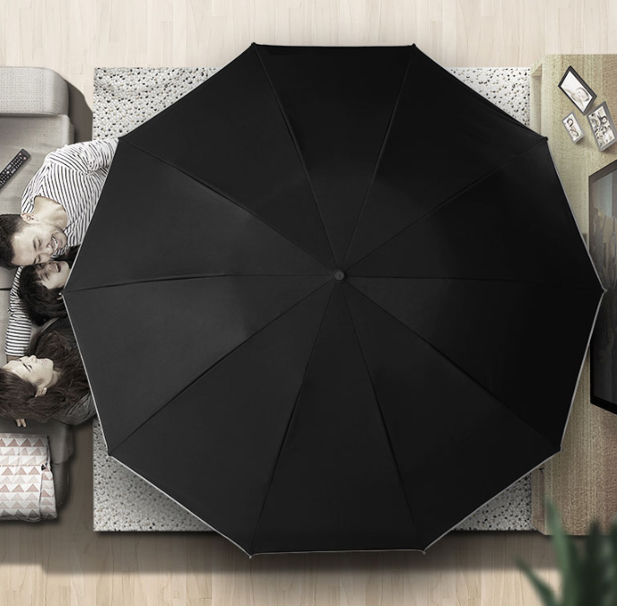 black rain umbrella