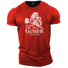 Vikings Valhalla Ragnarok Sons of Odin T-Shirt - Red / XXS - T-Shirt