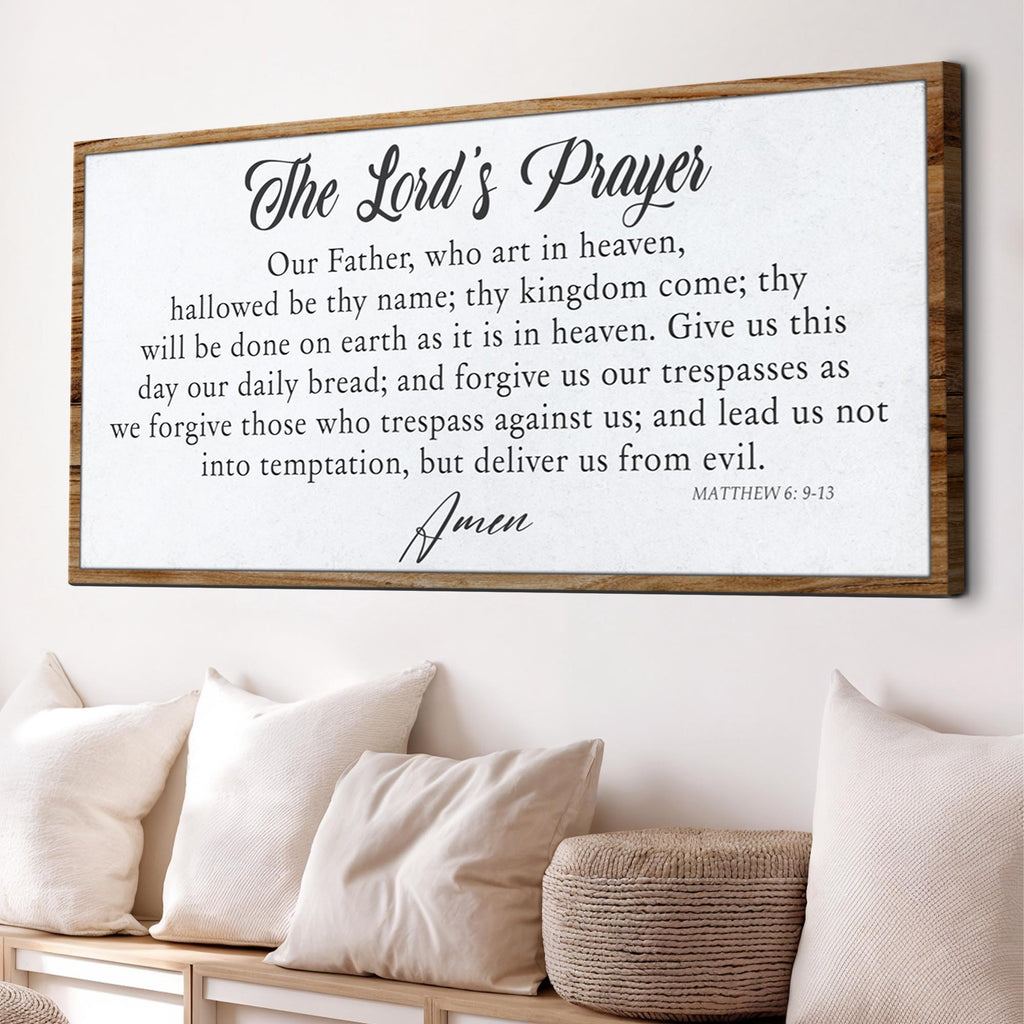 The Lord's Prayer Faith Sign II – Onassis Krown