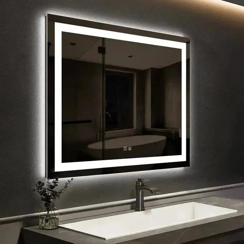 36 x 28 Inch Center Glow LED Bathroom Mirror