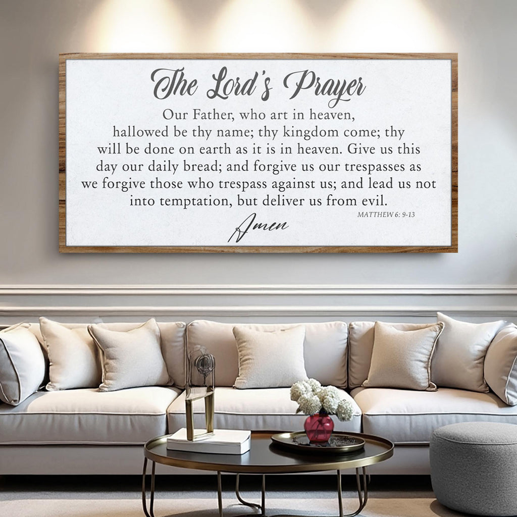 The Lord's Prayer Faith Sign II – Onassis Krown