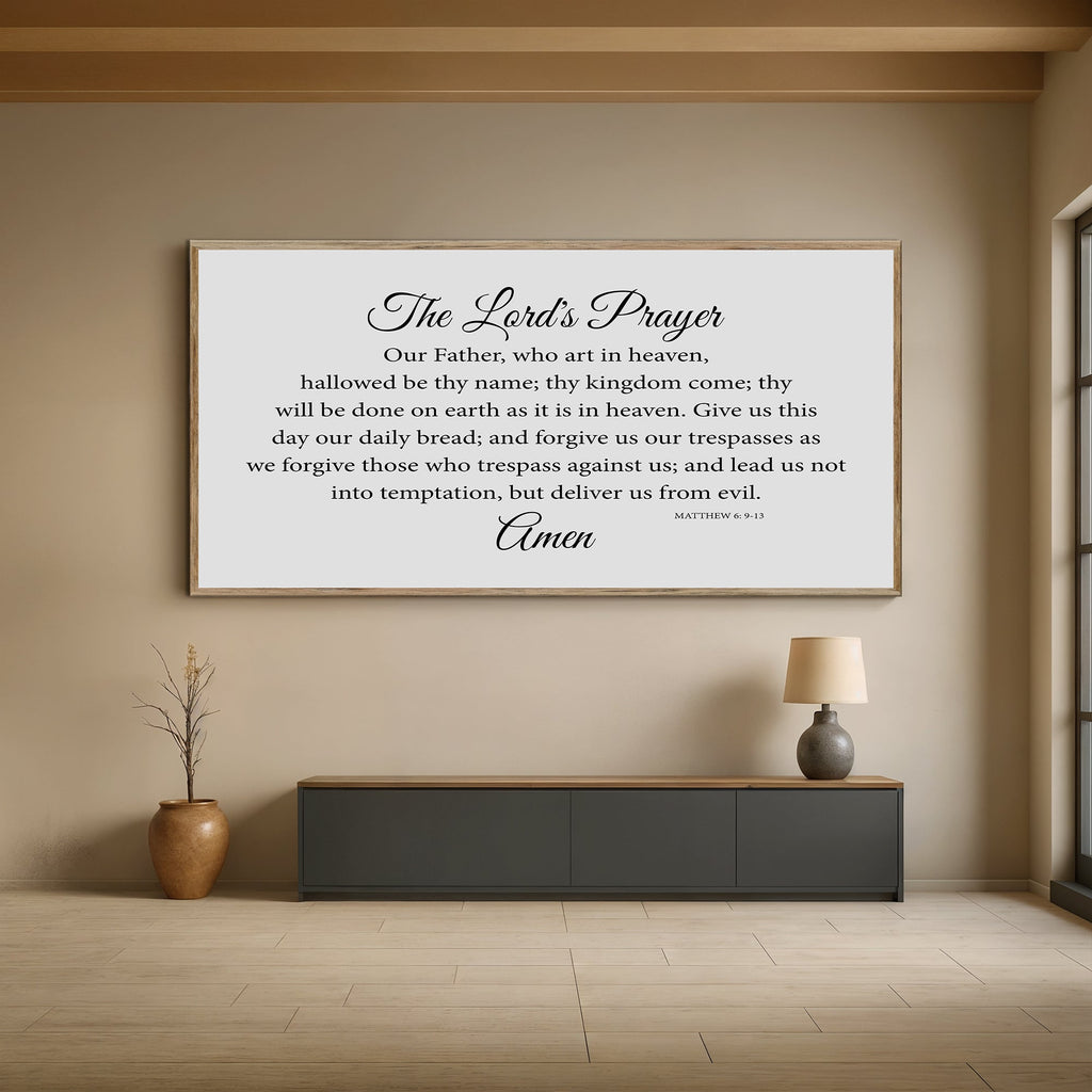 The Lord's Prayer Faith Sign – Onassis Krown