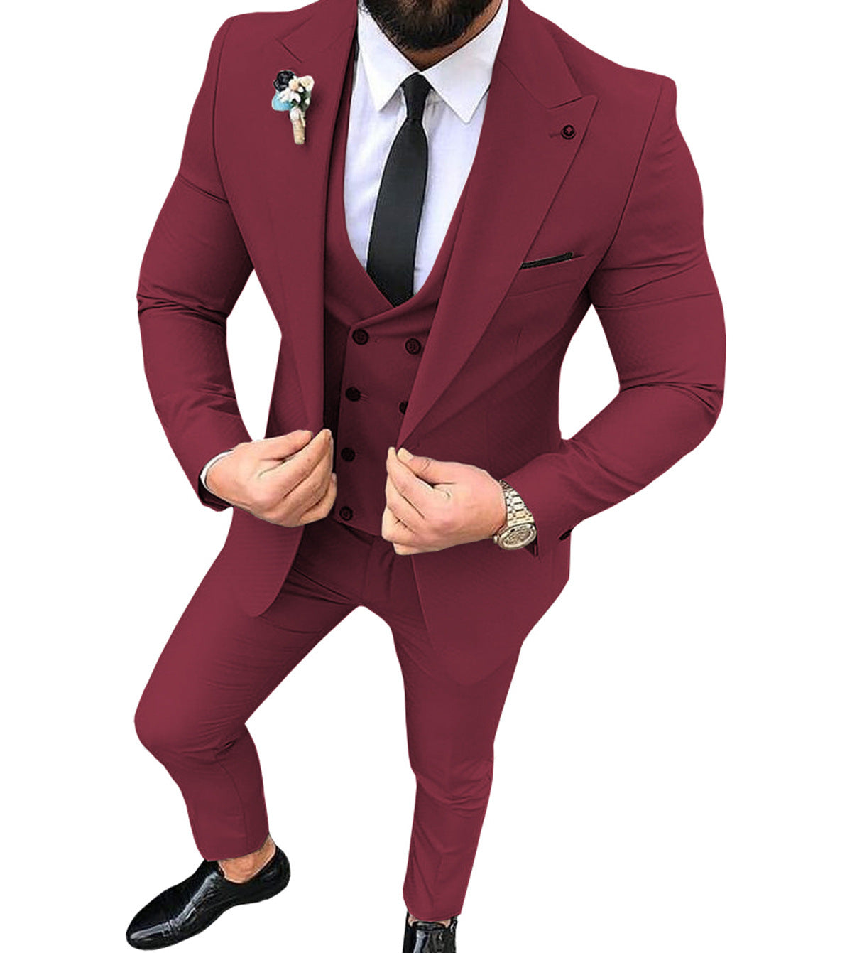 Men's Slim Fit Three Piece Cocktail Suits