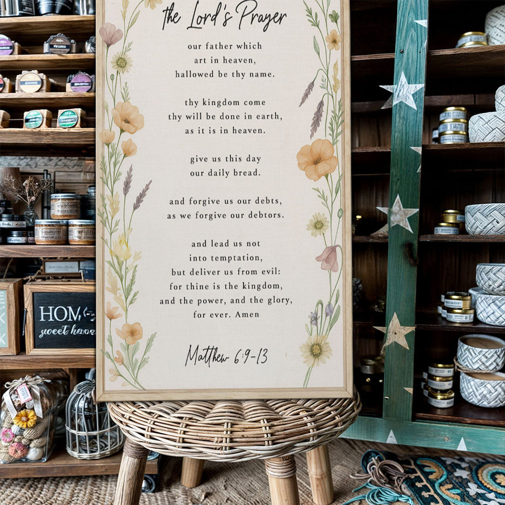 The Lord's Prayer Faith Sign III – Onassis Krown