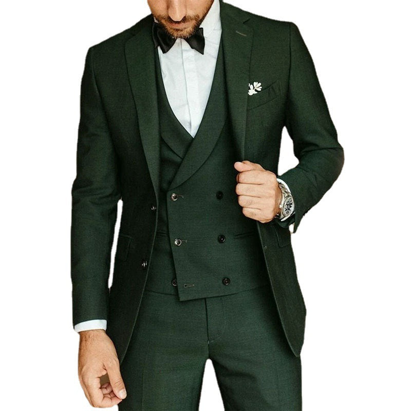 Men's Slim-Fit Swallowtail Party Suit