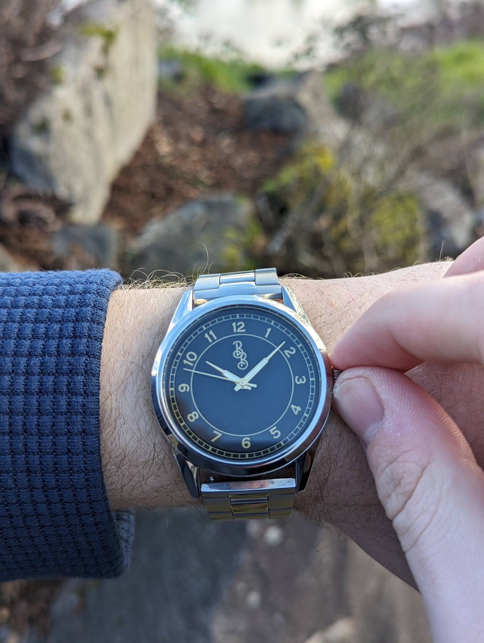 Black and Gold Classic Watch