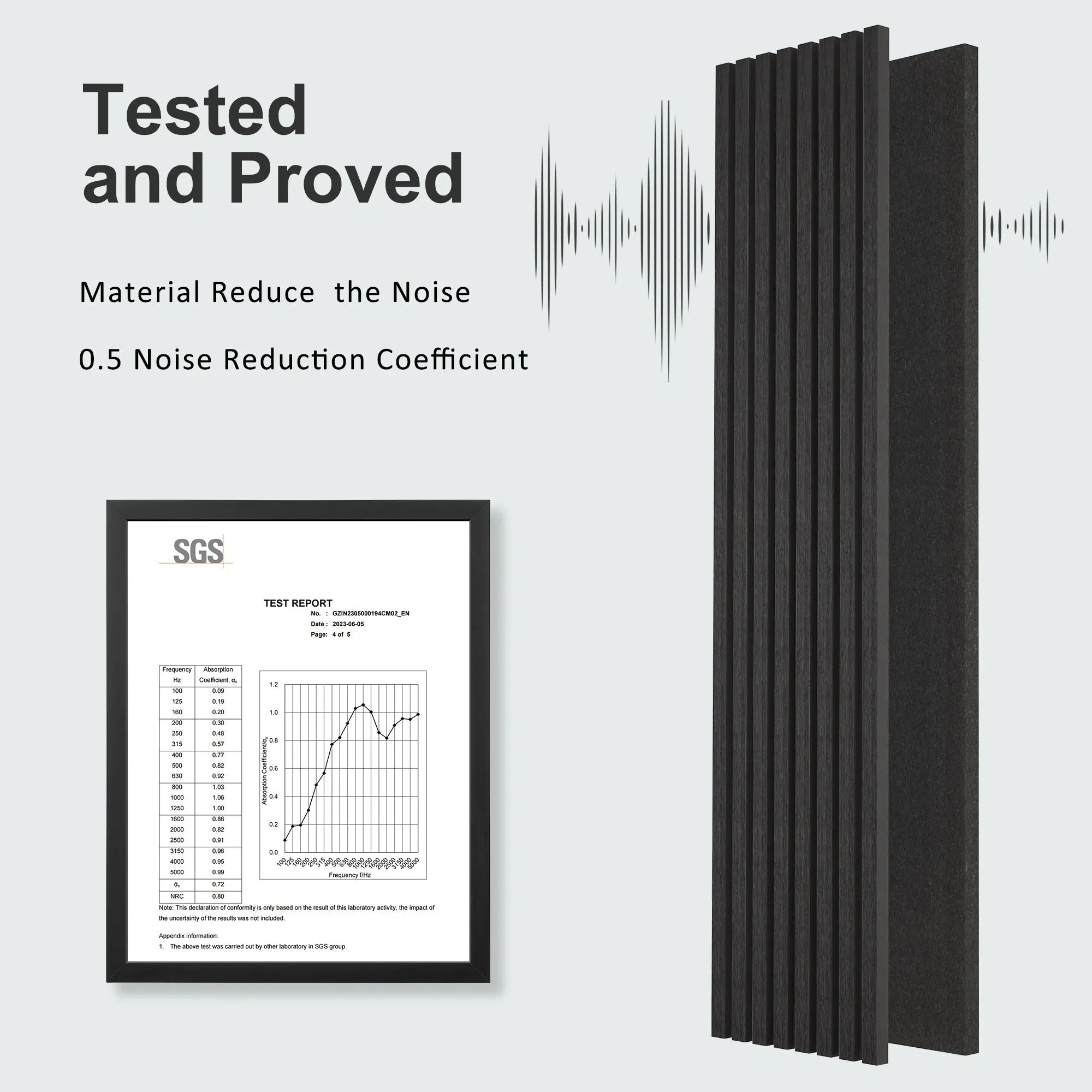 MDF Acoustic Slat Wood Wall Panels