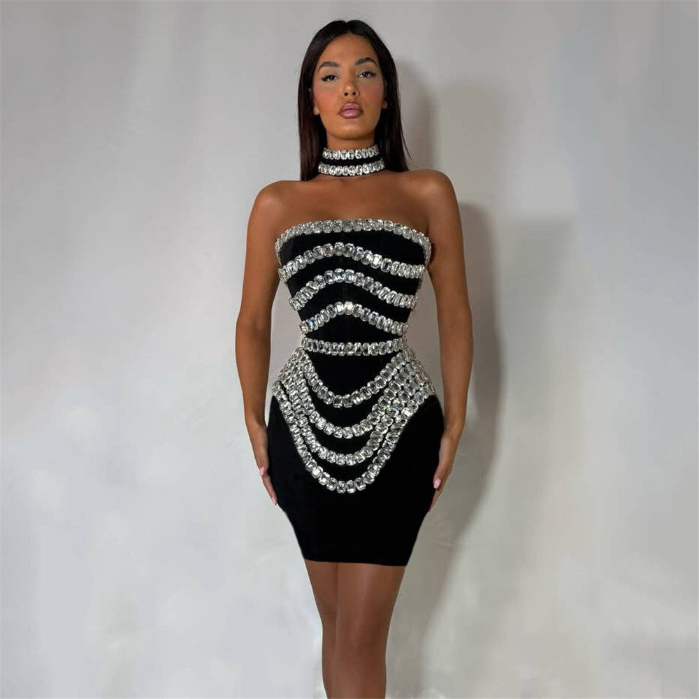 beaded shoulder bandage dress Handmade Rhinestone Sexy off the One-Piece Dre – Onassis Krown Color:Brown Floral a shimmering silver or size-17-5t One thing about me…