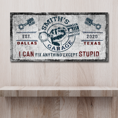 Family Garage Sign
