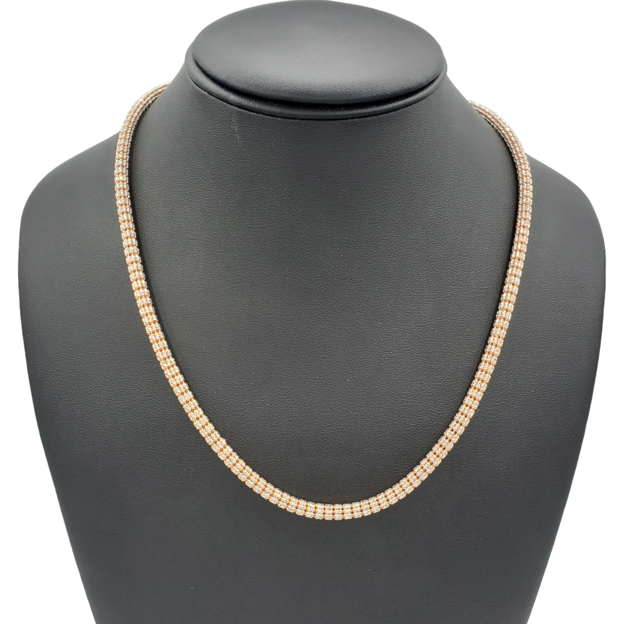 14K Gold- Ice Chain (Rose Gold)