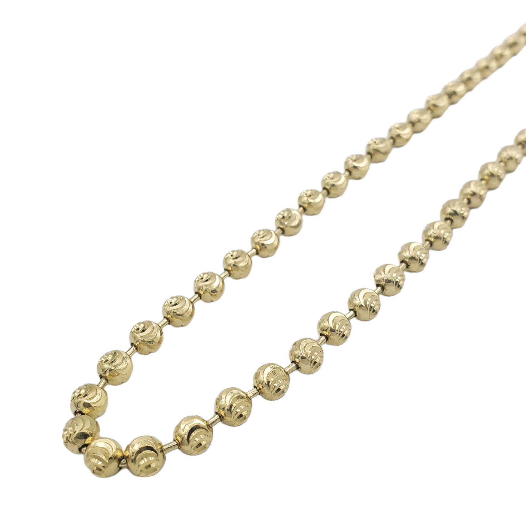 10K Gold- Moon Cut Chain