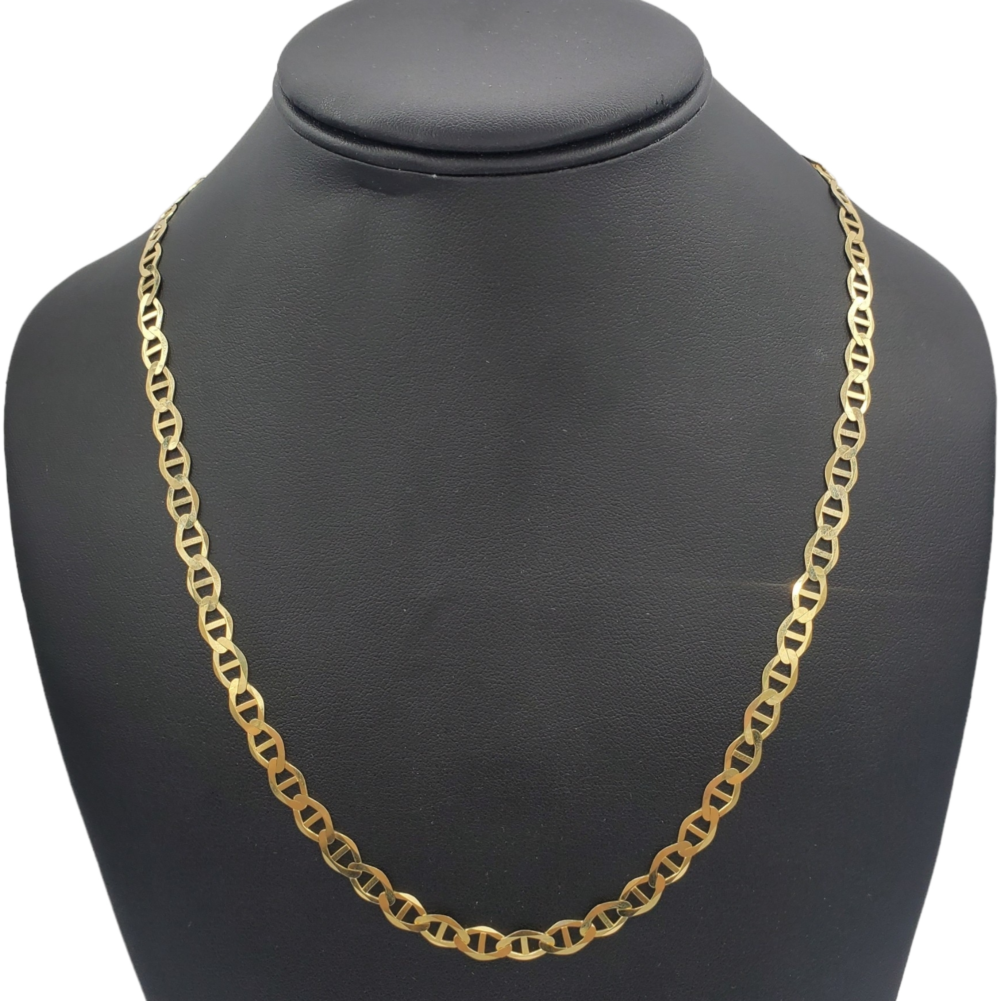10K Gold- Solid Mariner Chain