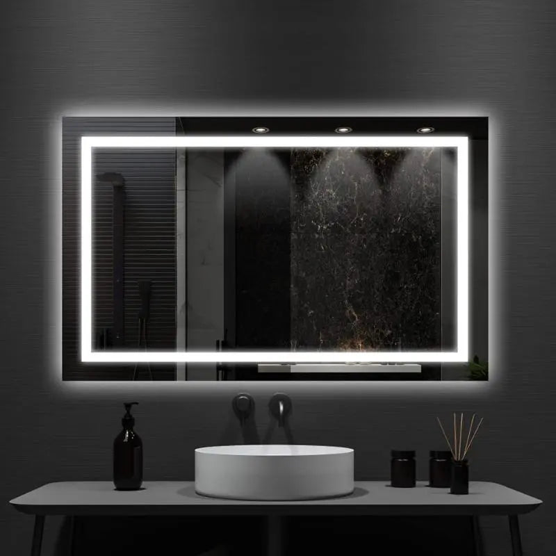 Standard Center Glow LED Bathroom Mirror