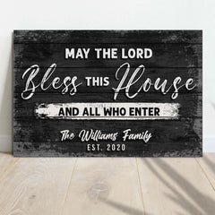 May The Lord Bless This House And All Who Enter Sign