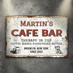 Cafe Bar Sign