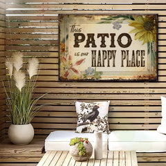 This Patio Is Our Happy Place Sign