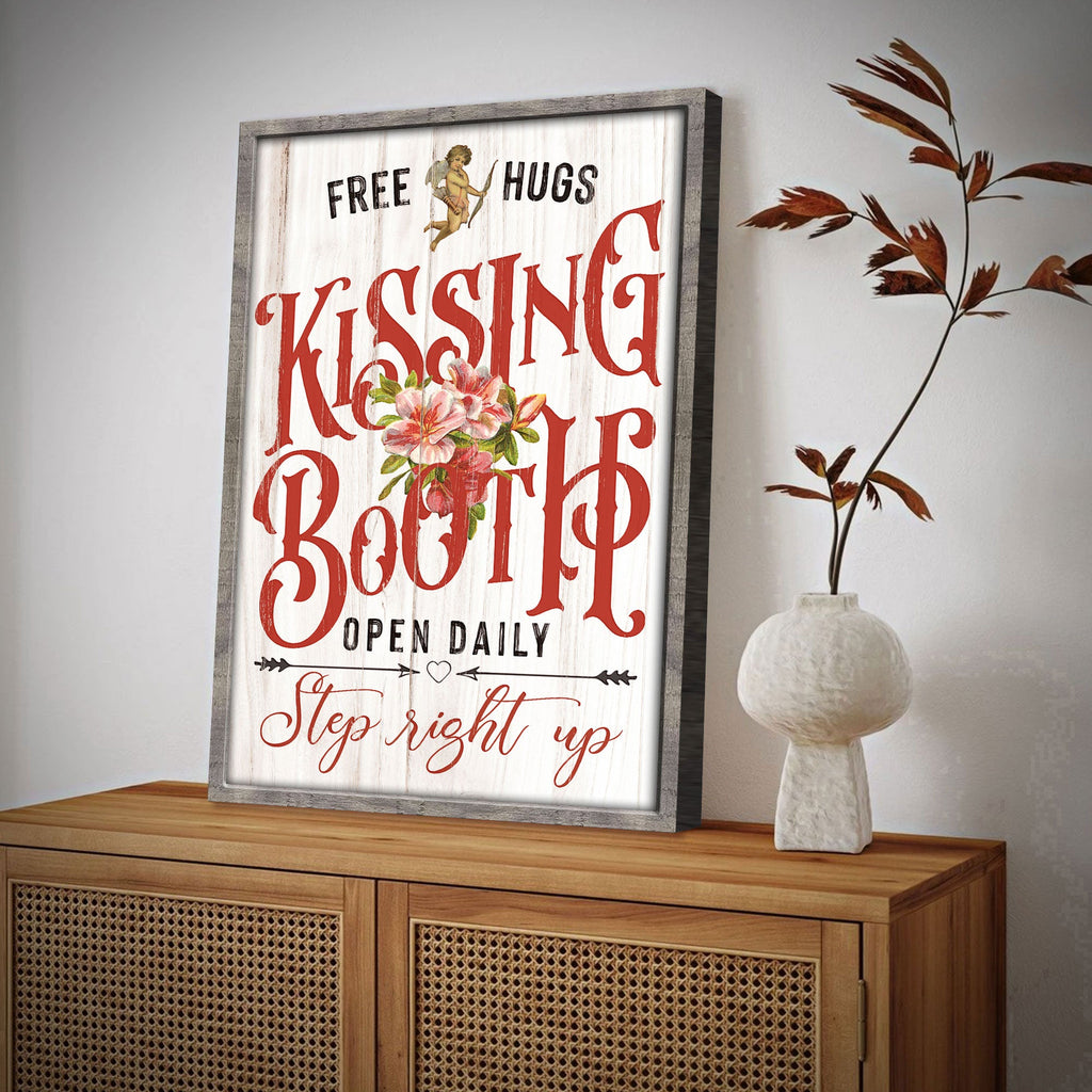 Variant Riddler Valentines Day Kissing Booth Sign – Onassis Krown