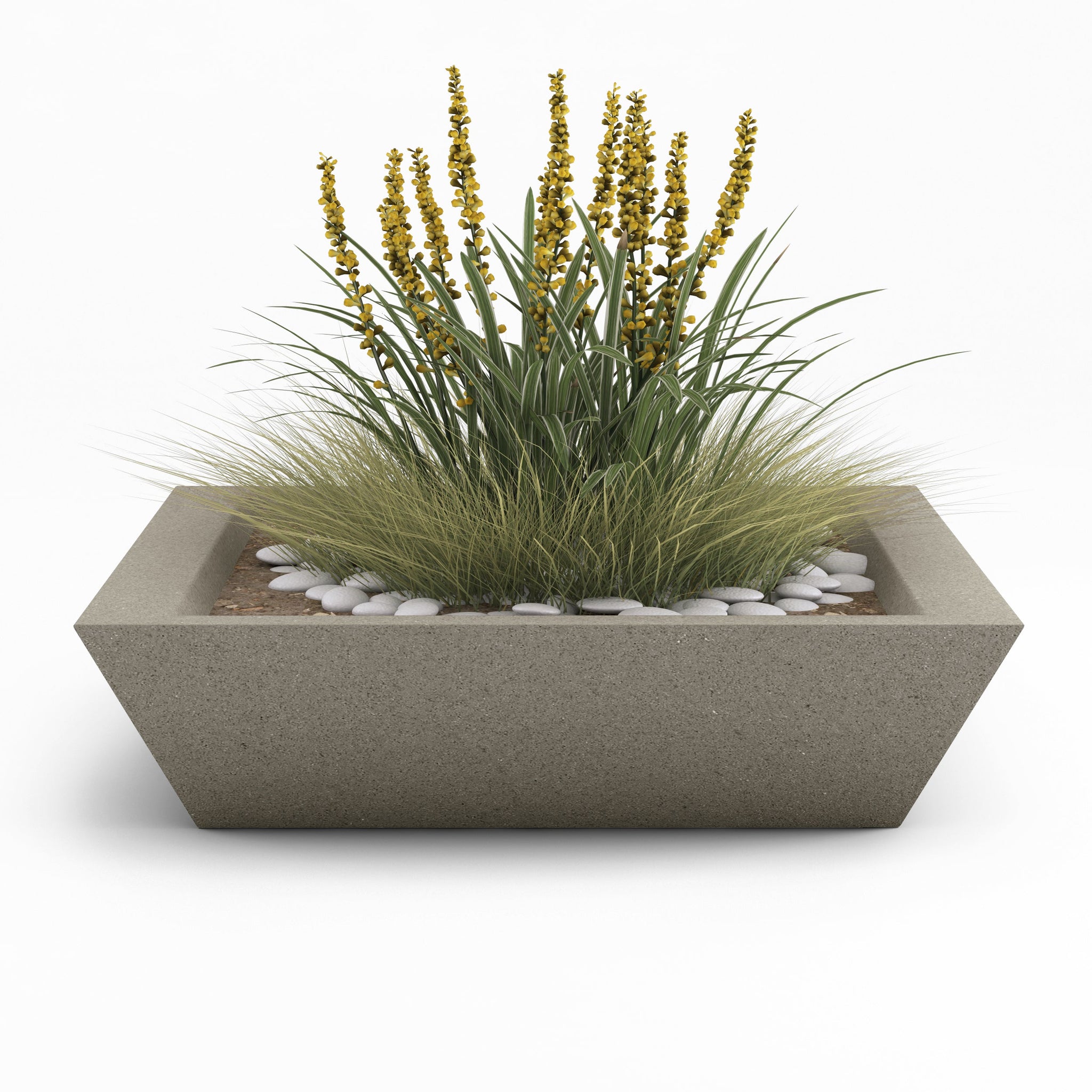 Newport Large Outdoor Shallow Planter
