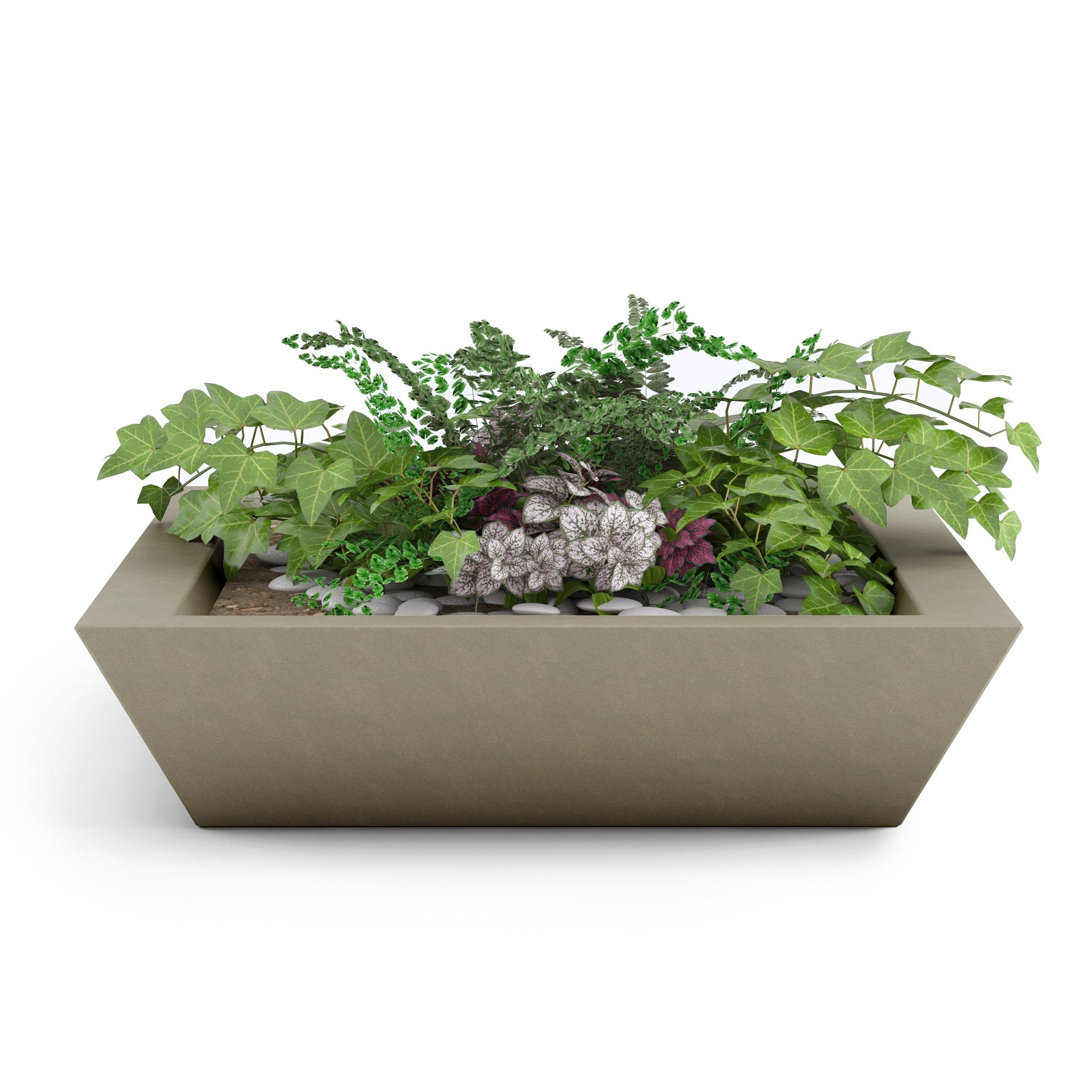 Newport Large Outdoor Shallow Planter