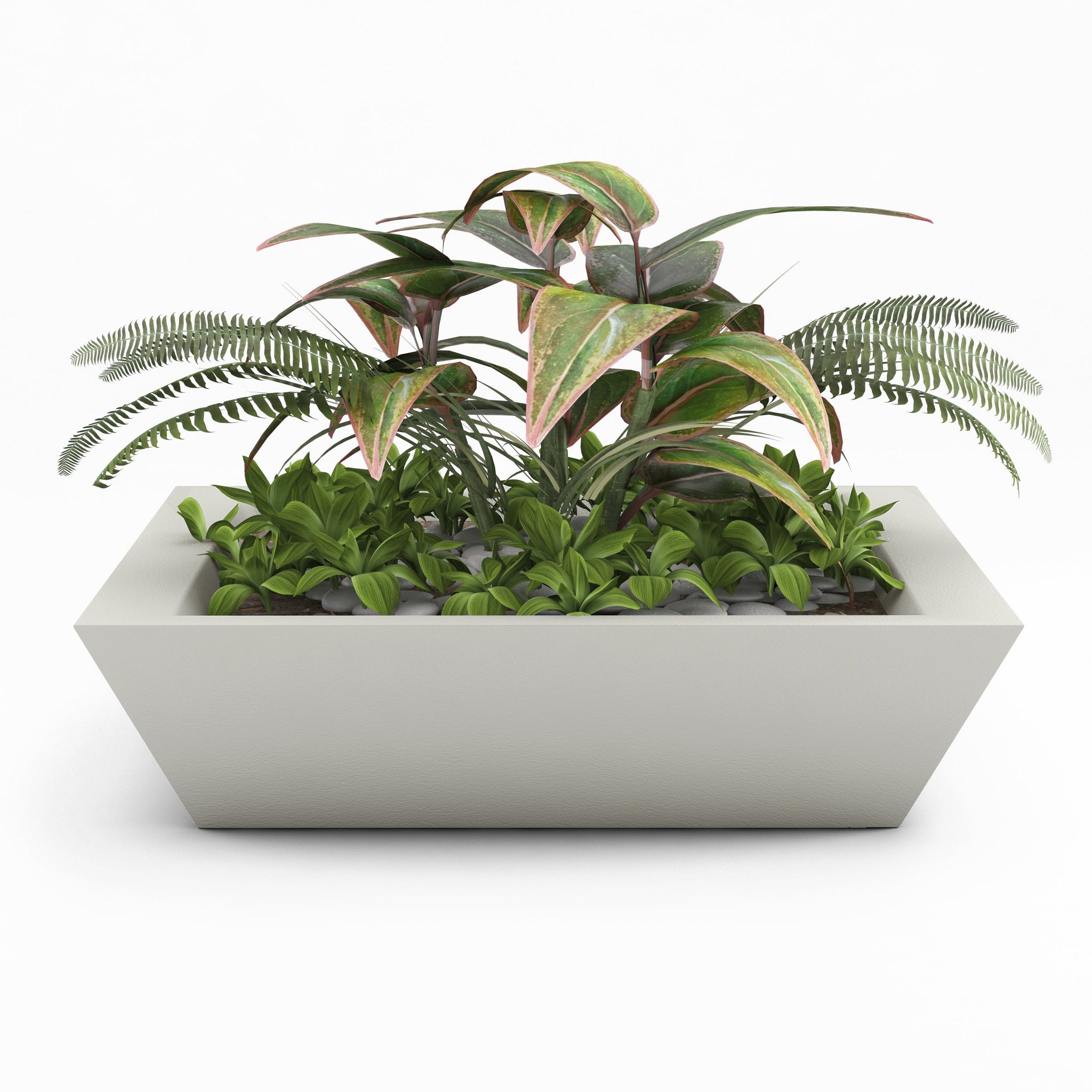 Newport Large Outdoor Shallow Planter