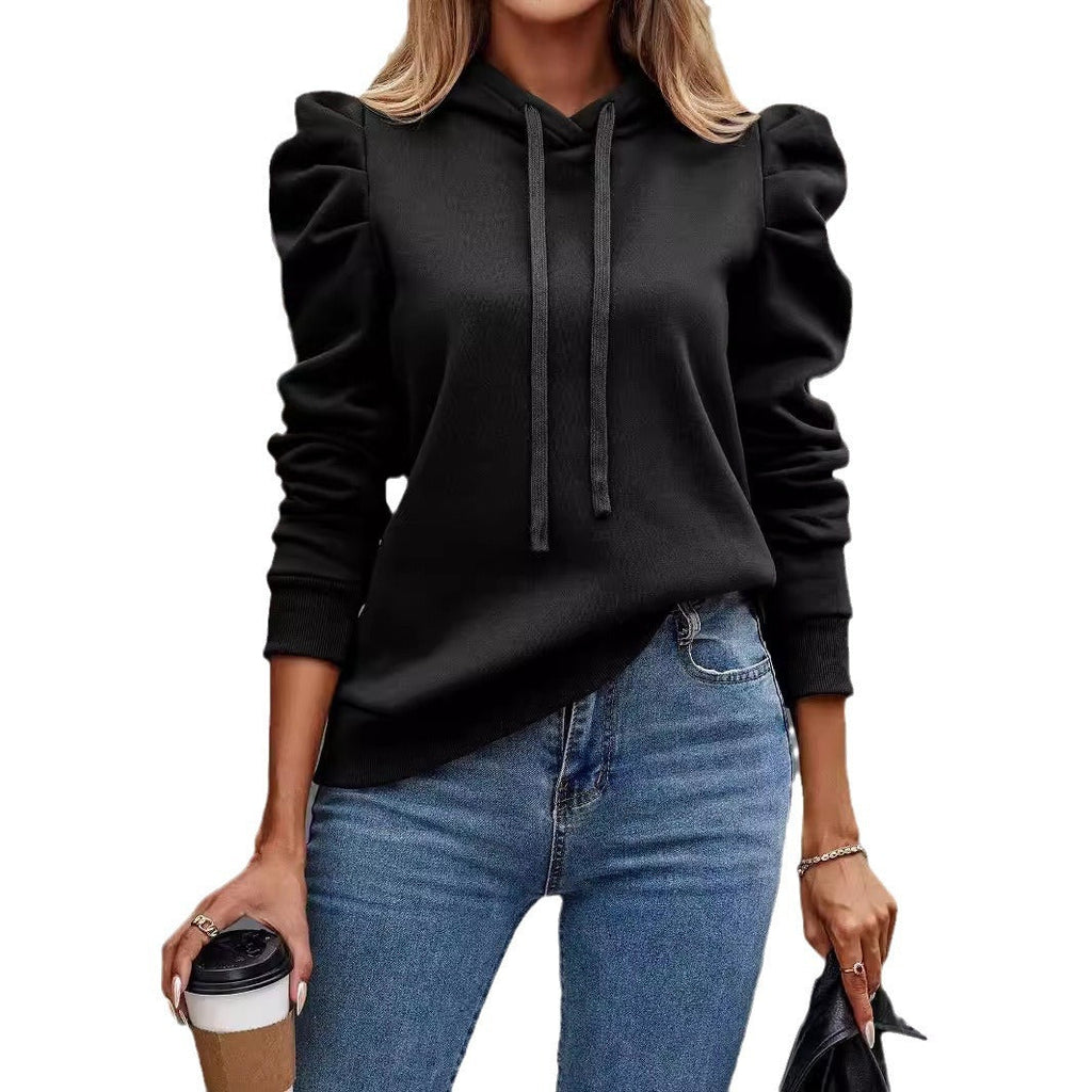 Solid Color Long-sleeved Casual Women's Top Sweater – Onassis Krown