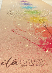 Jūti Cork Yoga Mat - No Color - Yoga Mat - Hand Painted