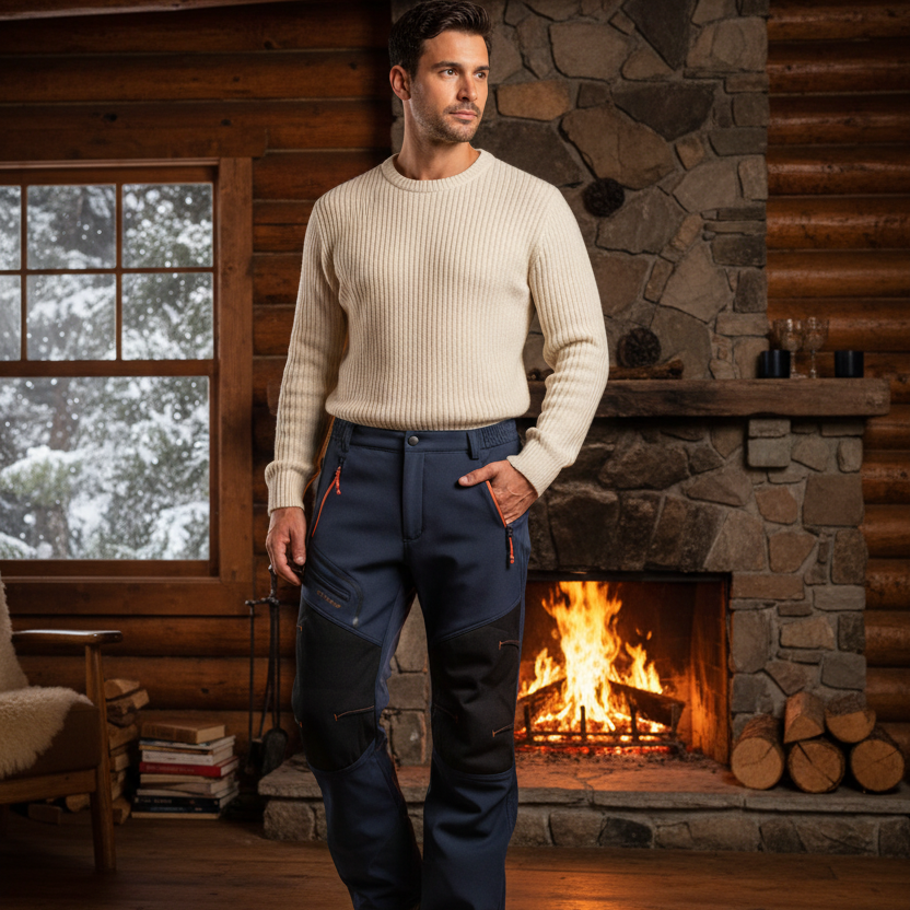 Men's Winter Fleece Lined Pants – Onassis Krown