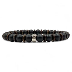 Pulse - Blacktop Timber - S/M - Beaded Bracelet