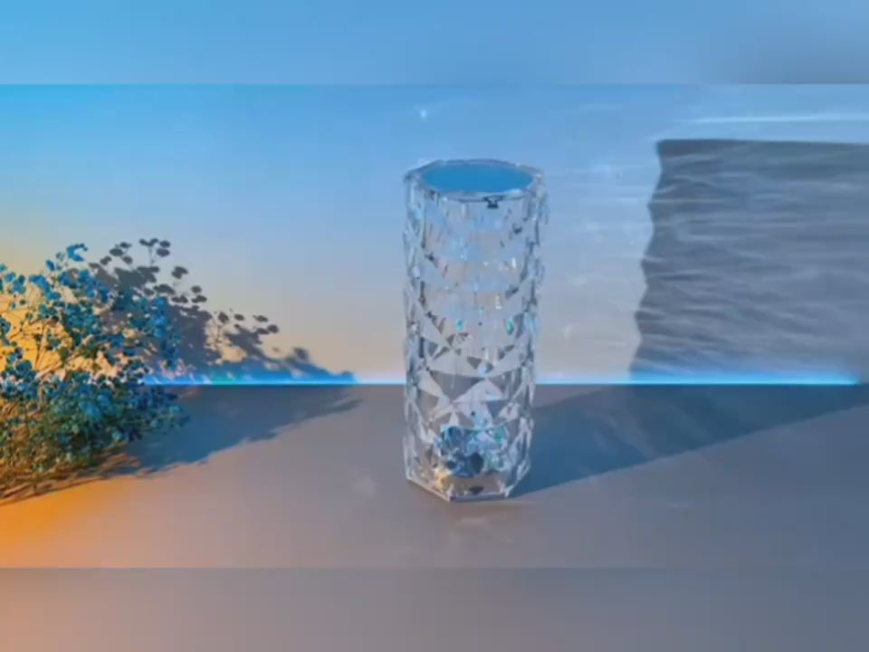 touch crystal table lamp video