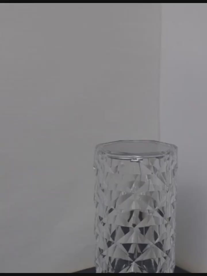 nordic crystal table lamp video