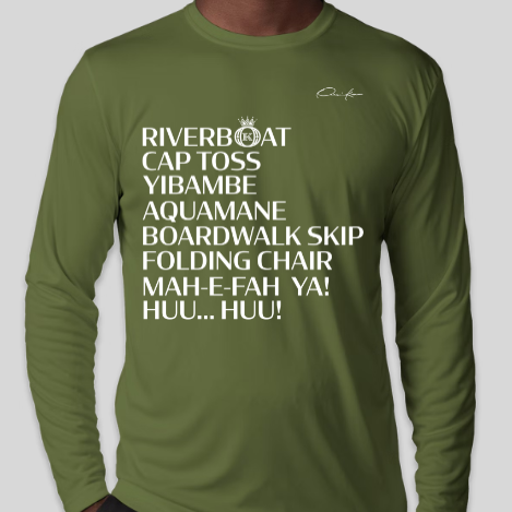 Montgomery AL Riverboat Brawl Shirt Army Green