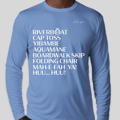 Montgomery AL Riverboat Brawl Shirt Carolina Blue