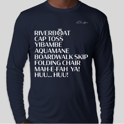 Montgomery AL Riverboat Brawl Shirt Navy Blue