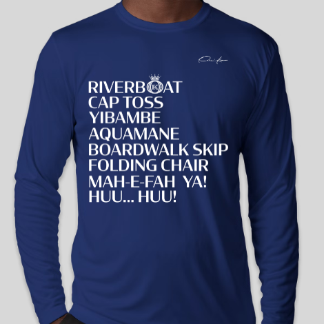 Montgomery AL Riverboat Brawl Shirt Royal Blue