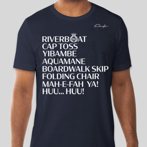 Montgomery AL Riverboat Brawl T-Shirt Navy Blue
