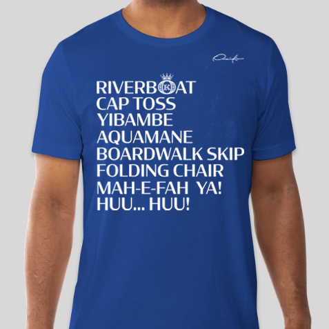 Montgomery AL Riverboat Brawl T-Shirt Royal Blue