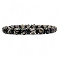 Pulse - Gravel Web - S/M - Beaded Bracelet