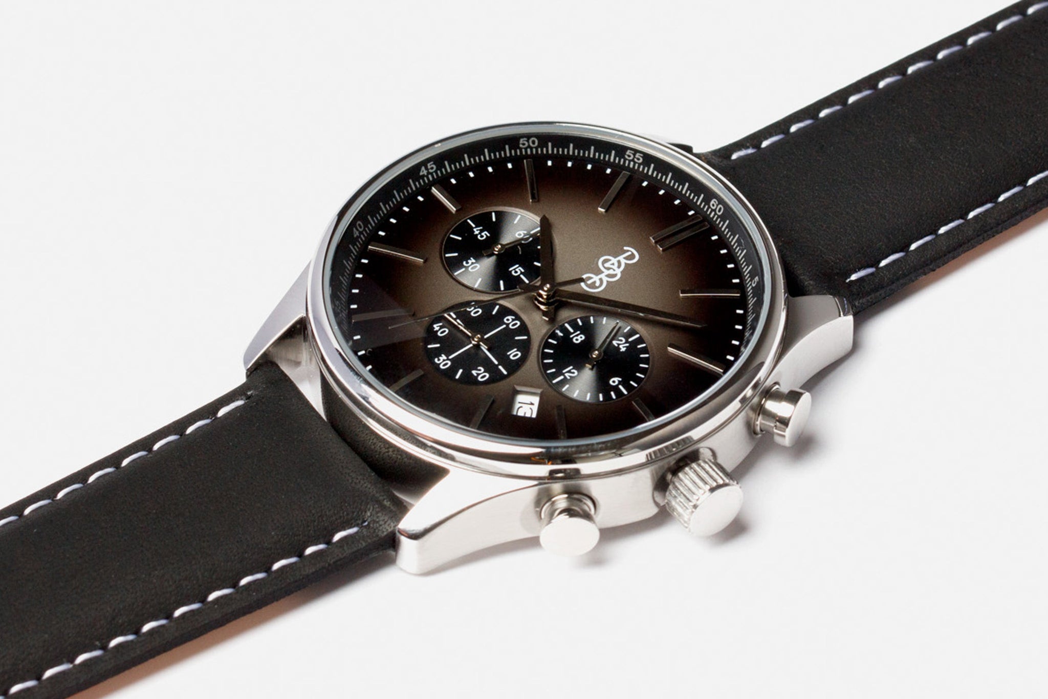 Gray Retro Chronograph