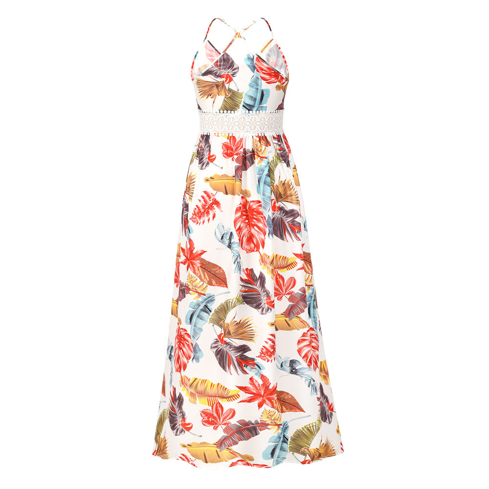 colorful print summer dress
